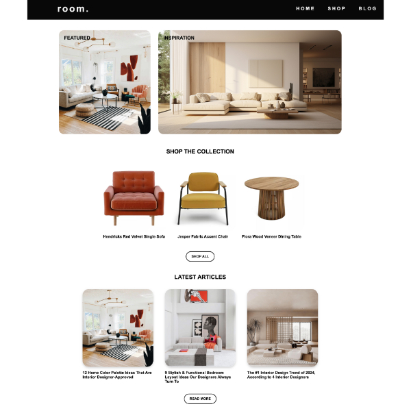 E-Commerce Landing Page 1.0