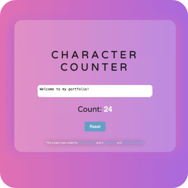 Real-Time Character Counter